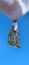 Moldavite Hand-Made Pendant #3 - 0.9g