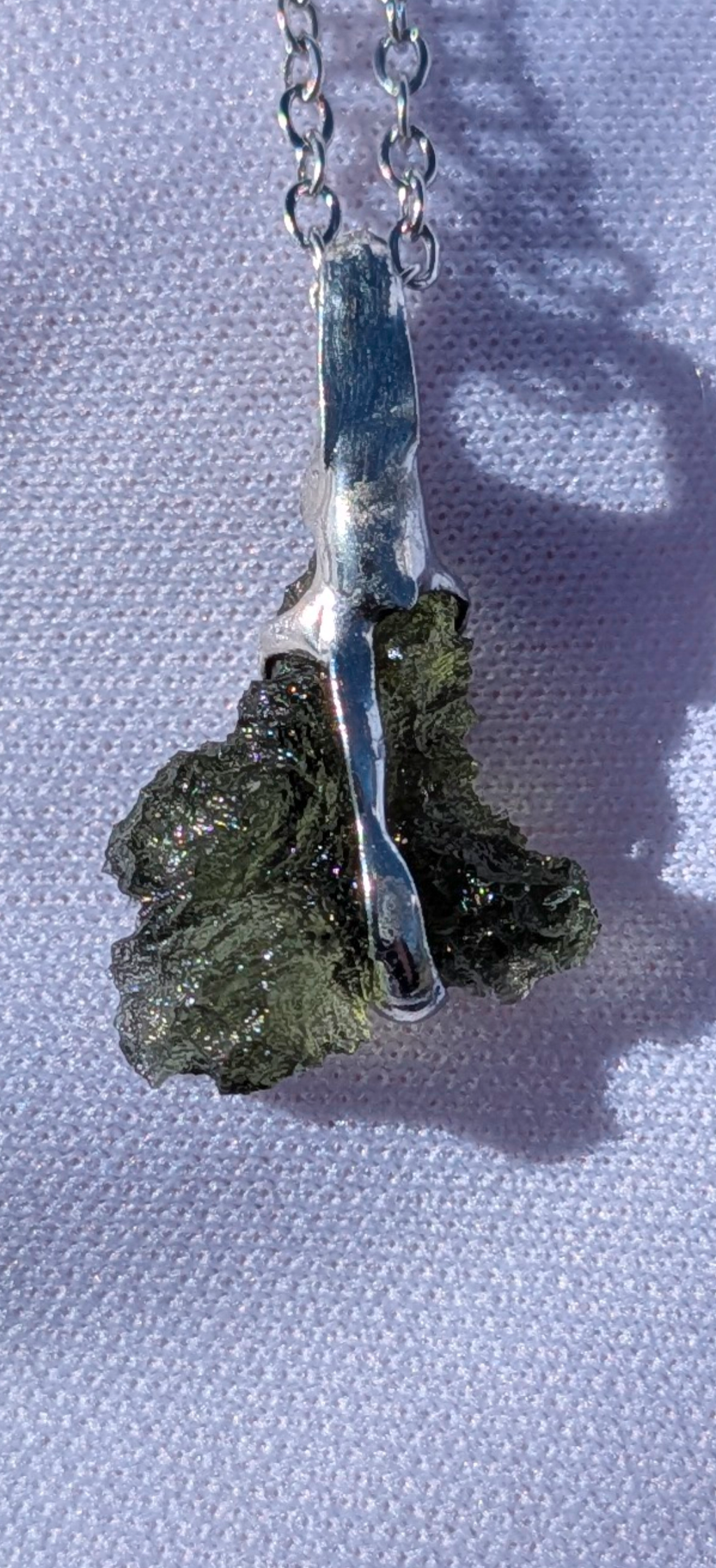 Moldavite Hand-Made Pendant #4 - 1.33g
