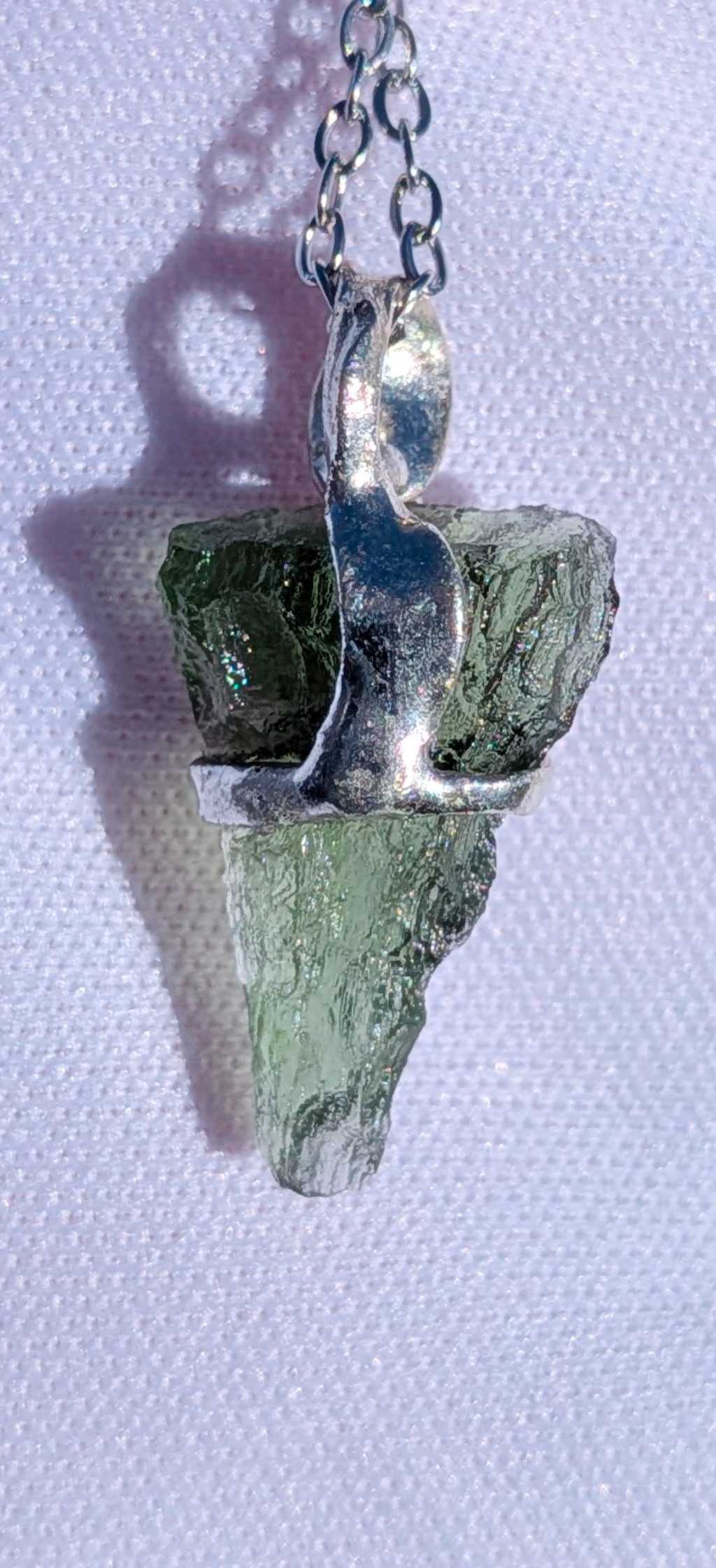 Moldavite-Hand Made Pendant #9 - 1.42g