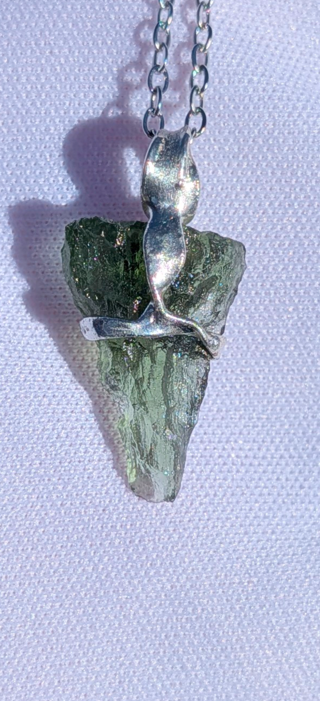 Moldavite-Hand Made Pendant #9 - 1.42g