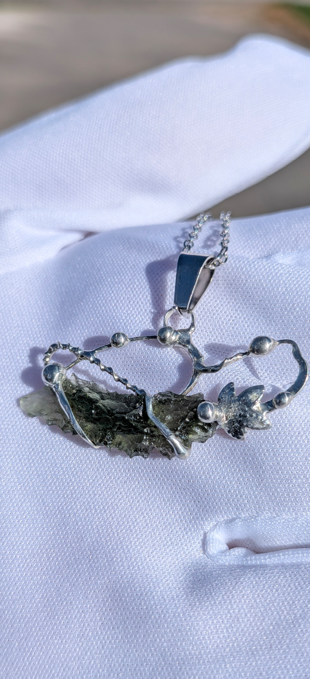 Moldavite Hand-Made Pendant #12 - 3.34g