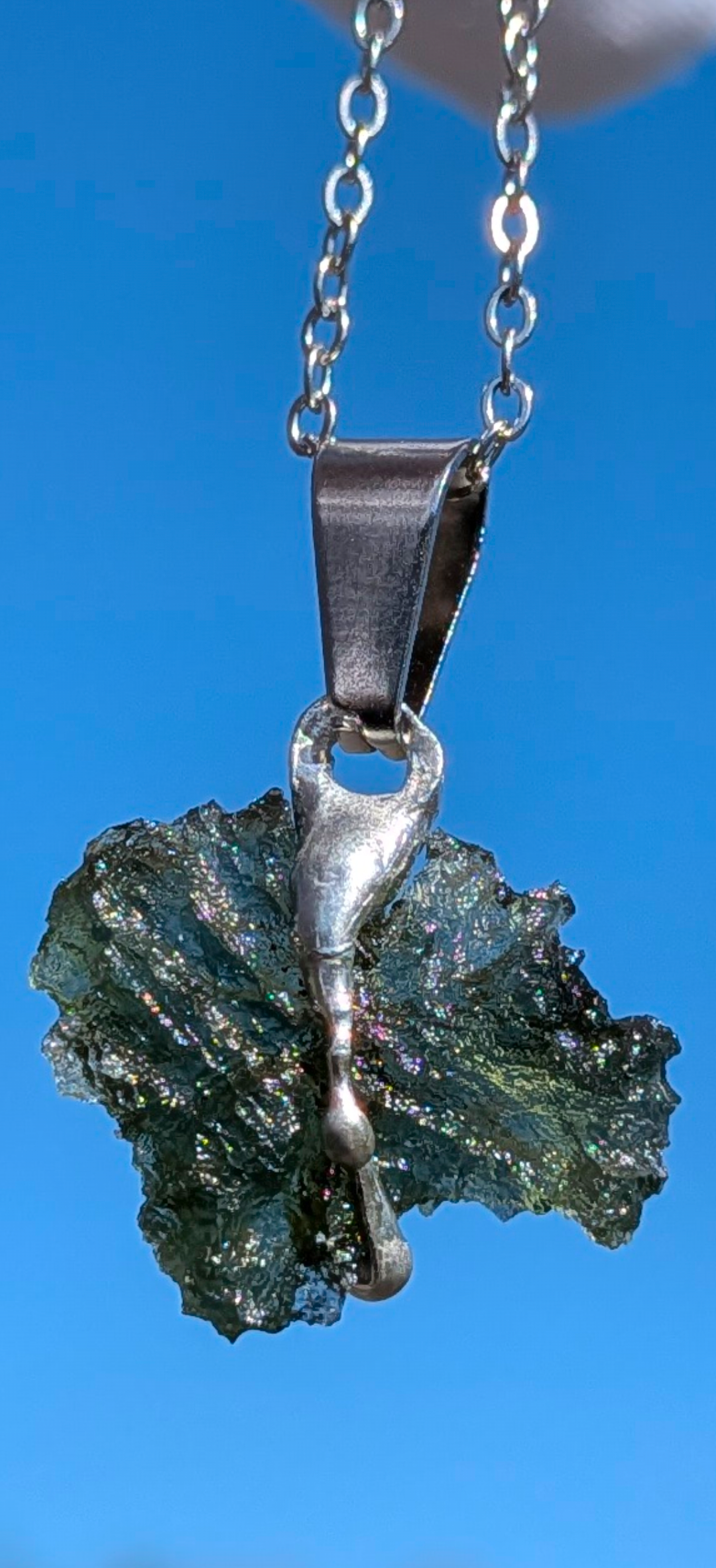 Moldavite Hand-Made Pendant #13 - 1.97g