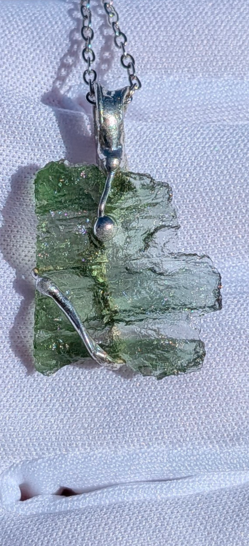 Moldavite Hand-Made Pendant #15 - 2.26