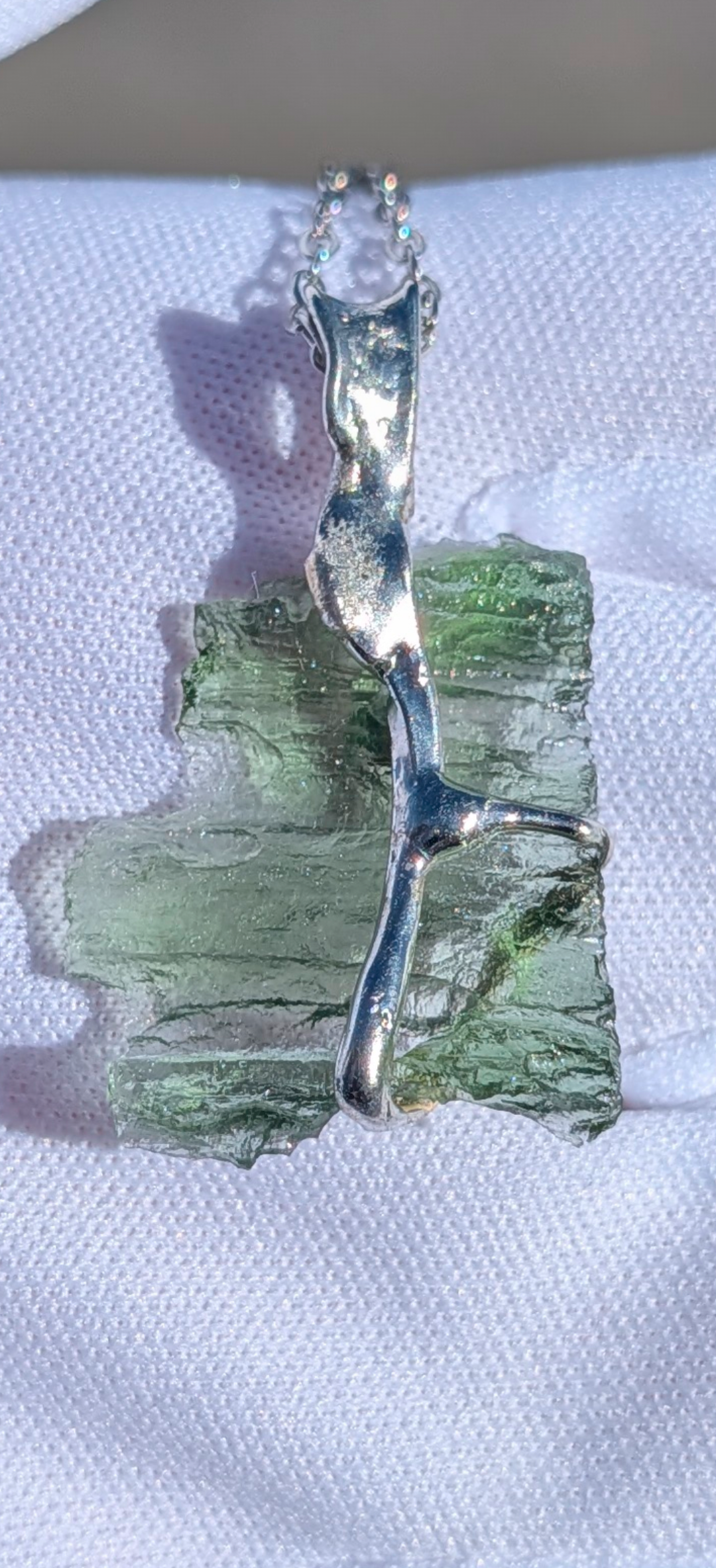 Moldavite Hand-Made Pendant #15 - 2.26