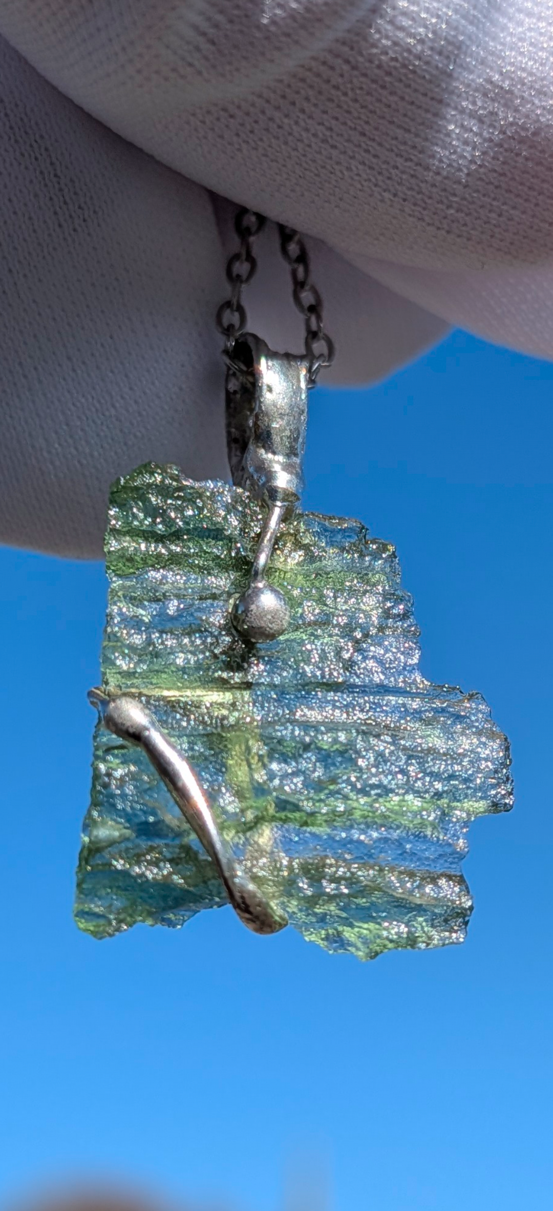 Moldavite Hand-Made Pendant #15 - 2.26