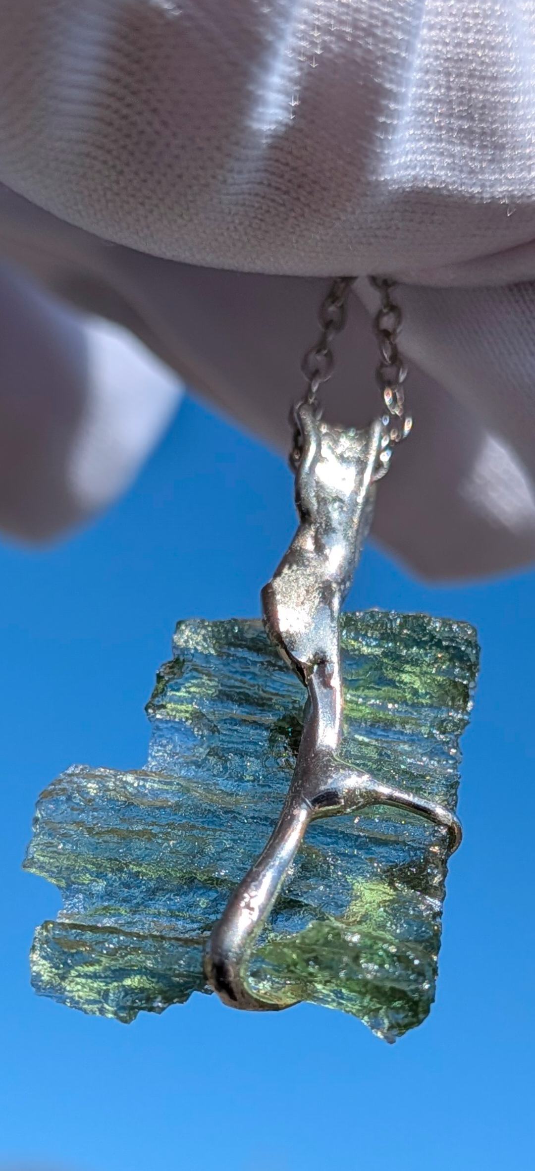 Moldavite Hand-Made Pendant #15 - 2.26