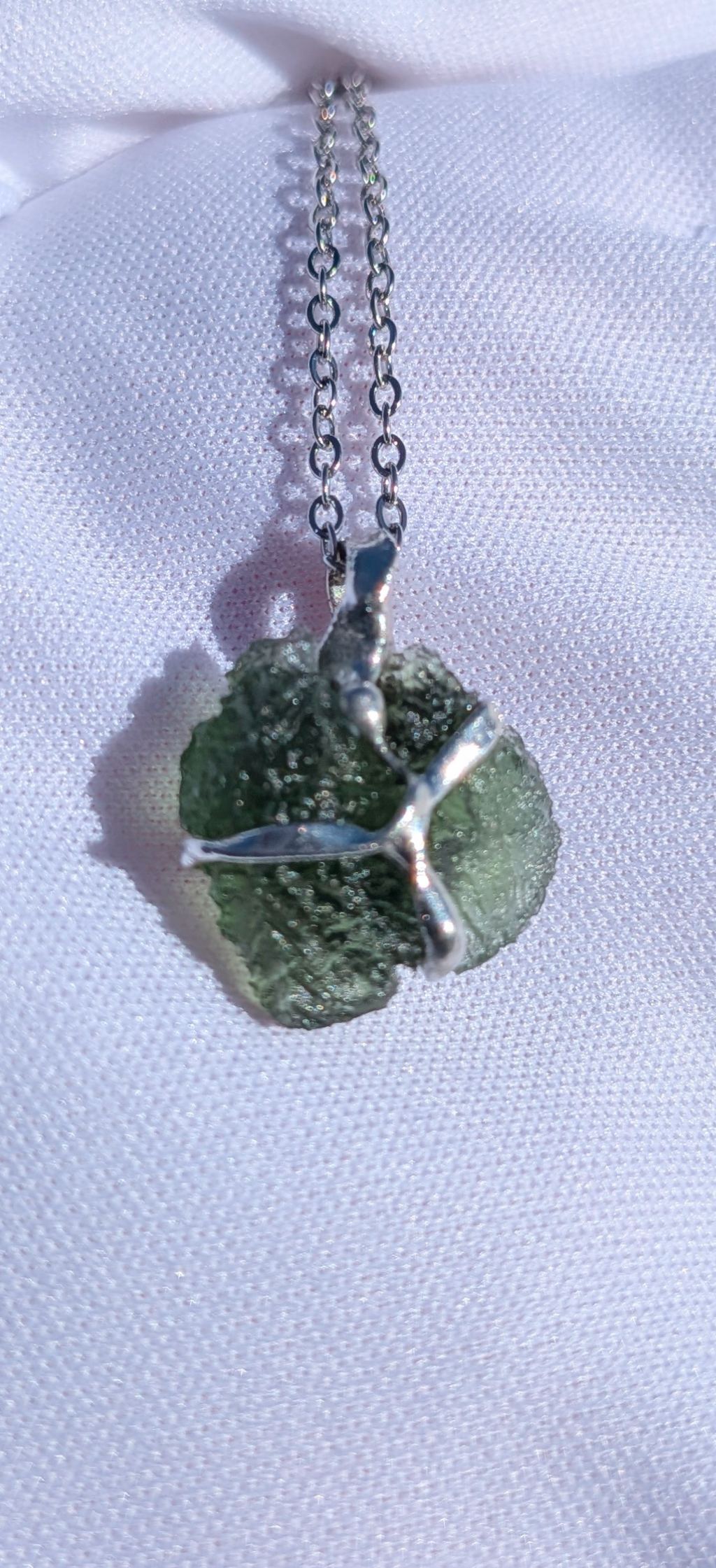 Moldavite Hand-Made Pendant #16 - 2.29g