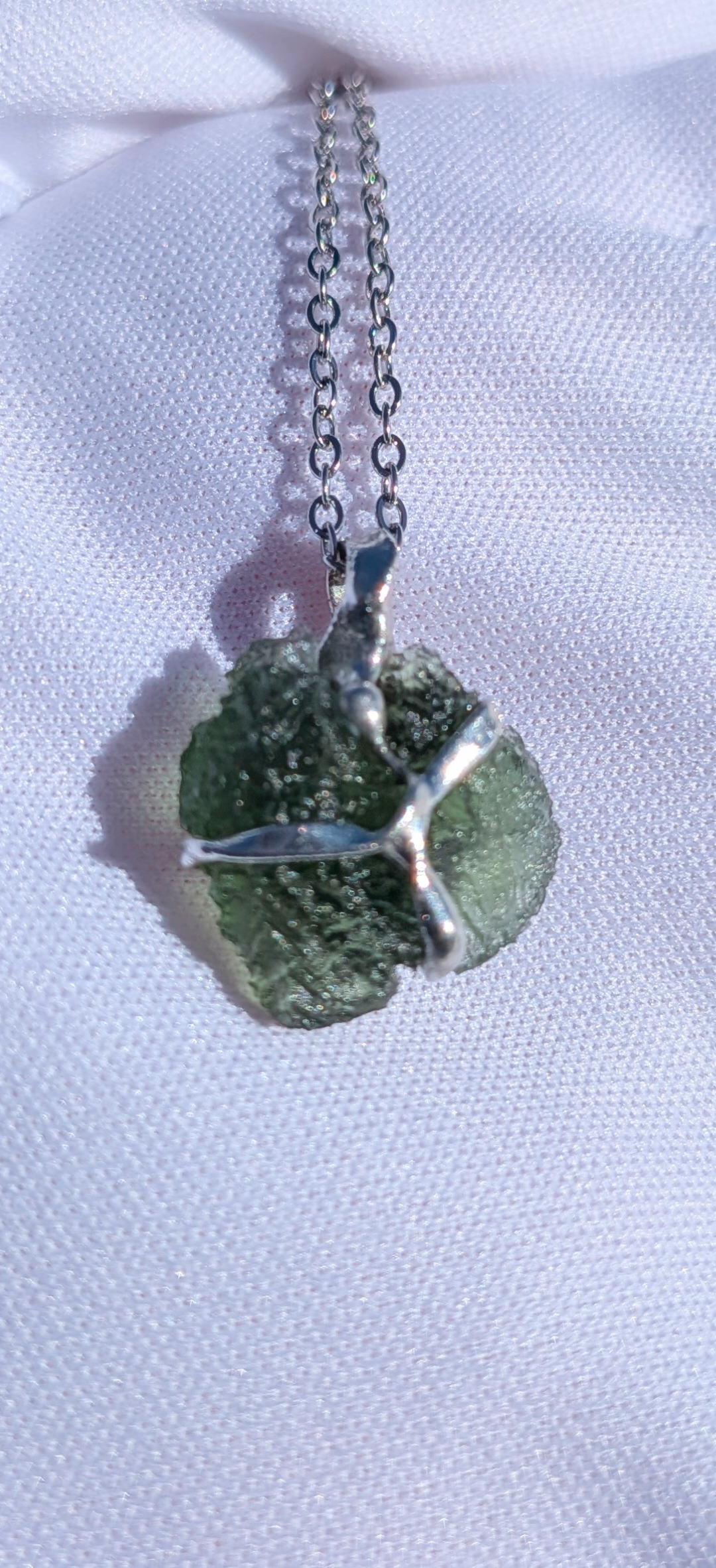 Moldavite Hand-Made Pendant #16 - 2.29g