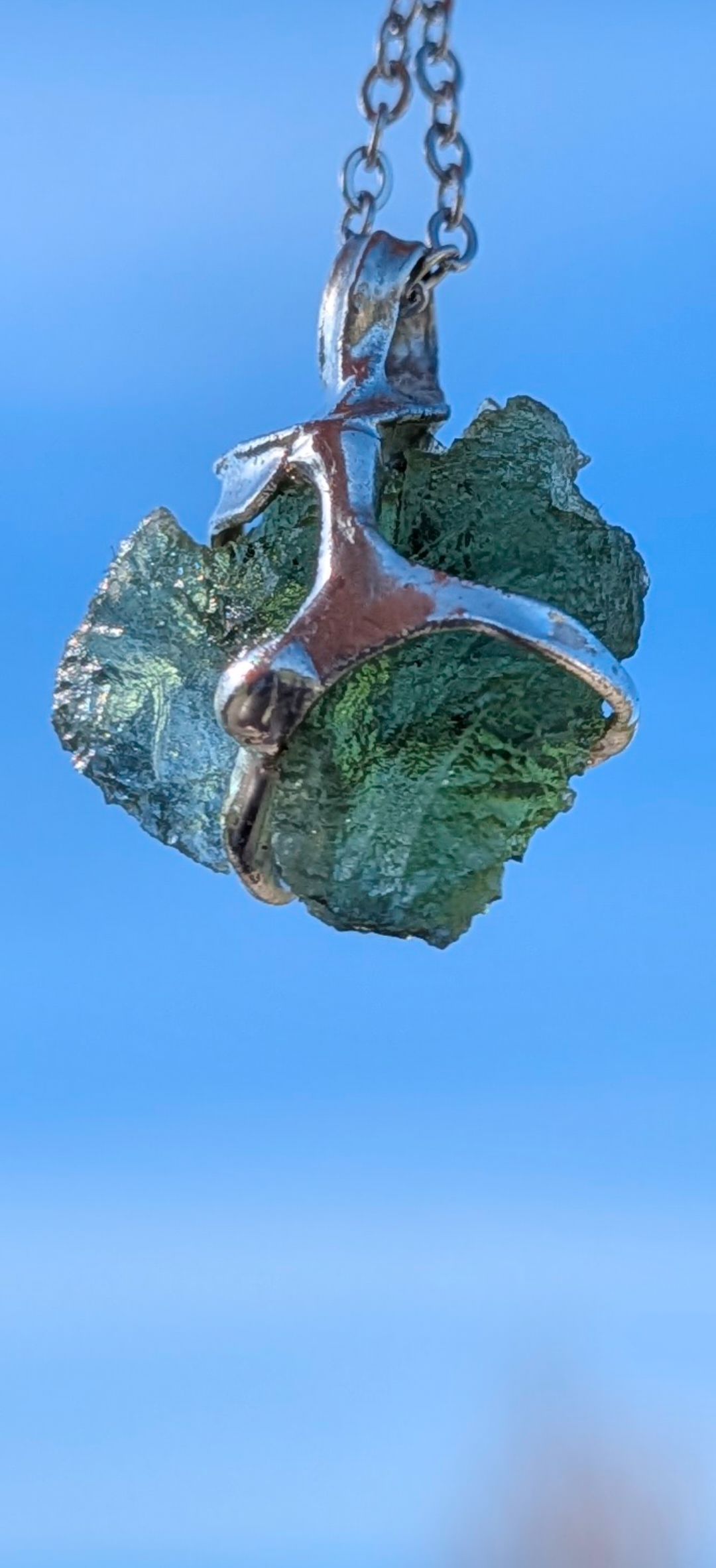 Moldavite Hand-Made Pendant #16 - 2.29g