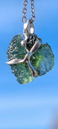 Moldavite Hand-Made Pendant #16 - 2.29g