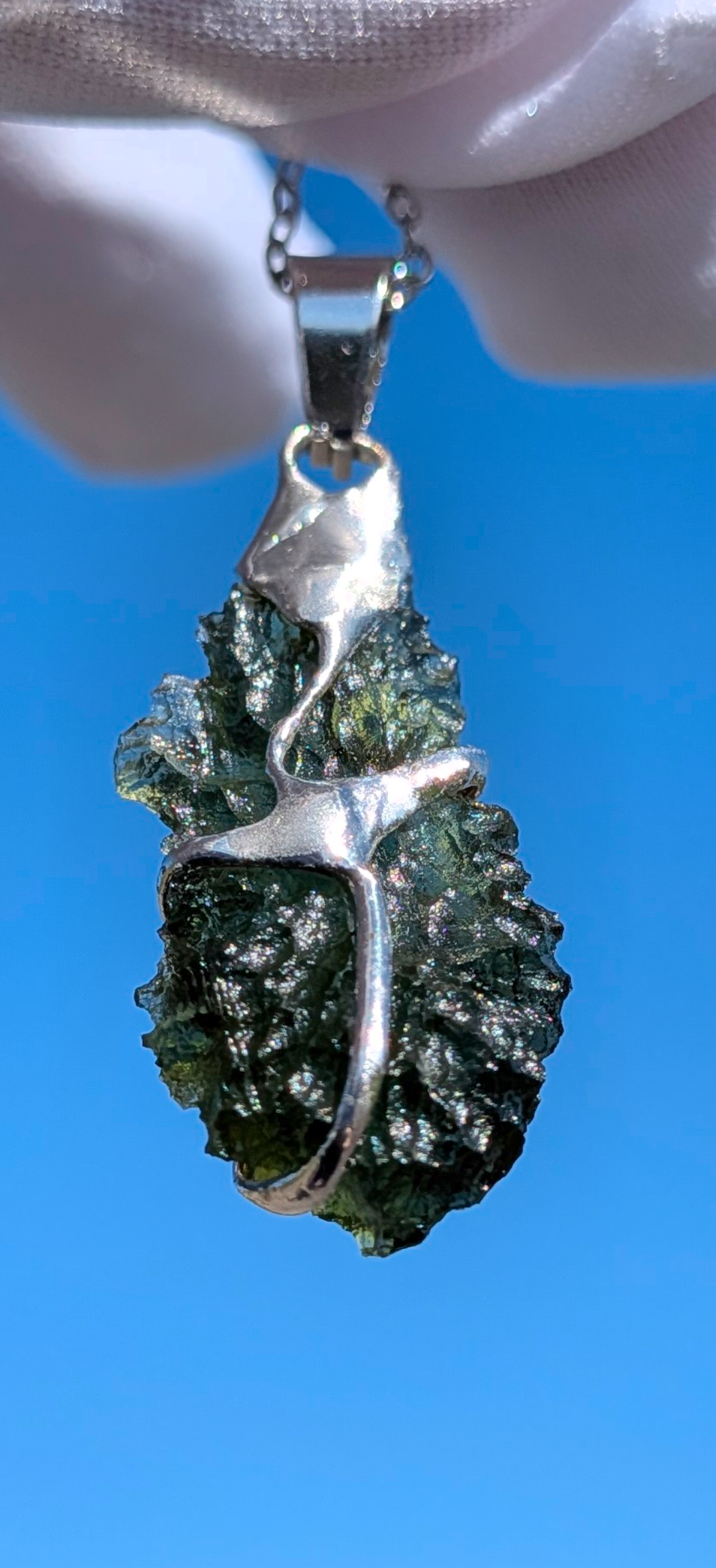 Moldavite Hand-Made Pendant #20 - 3.28g