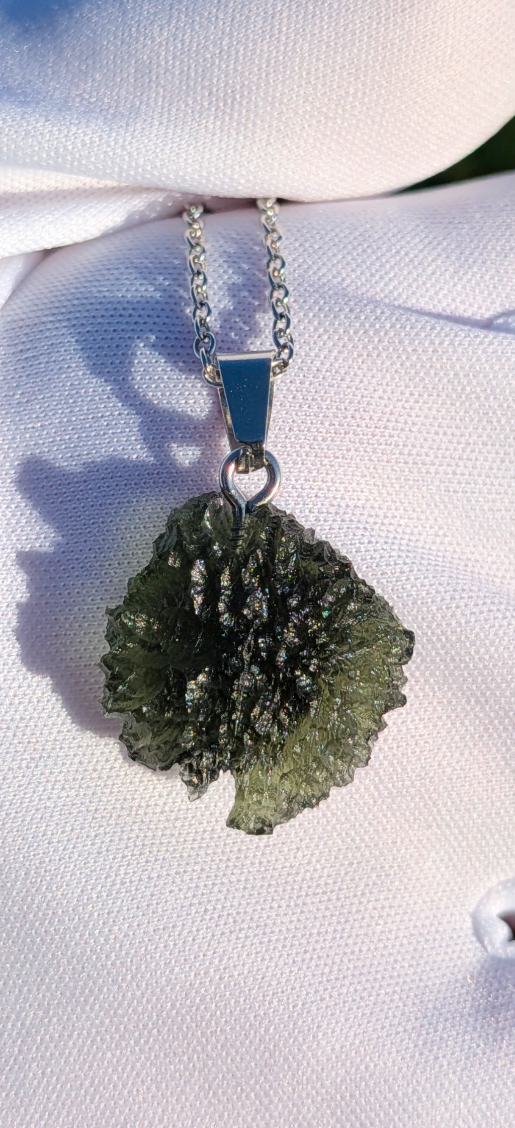 Moldavite Hand-Made Pendant #23 - 2.71g