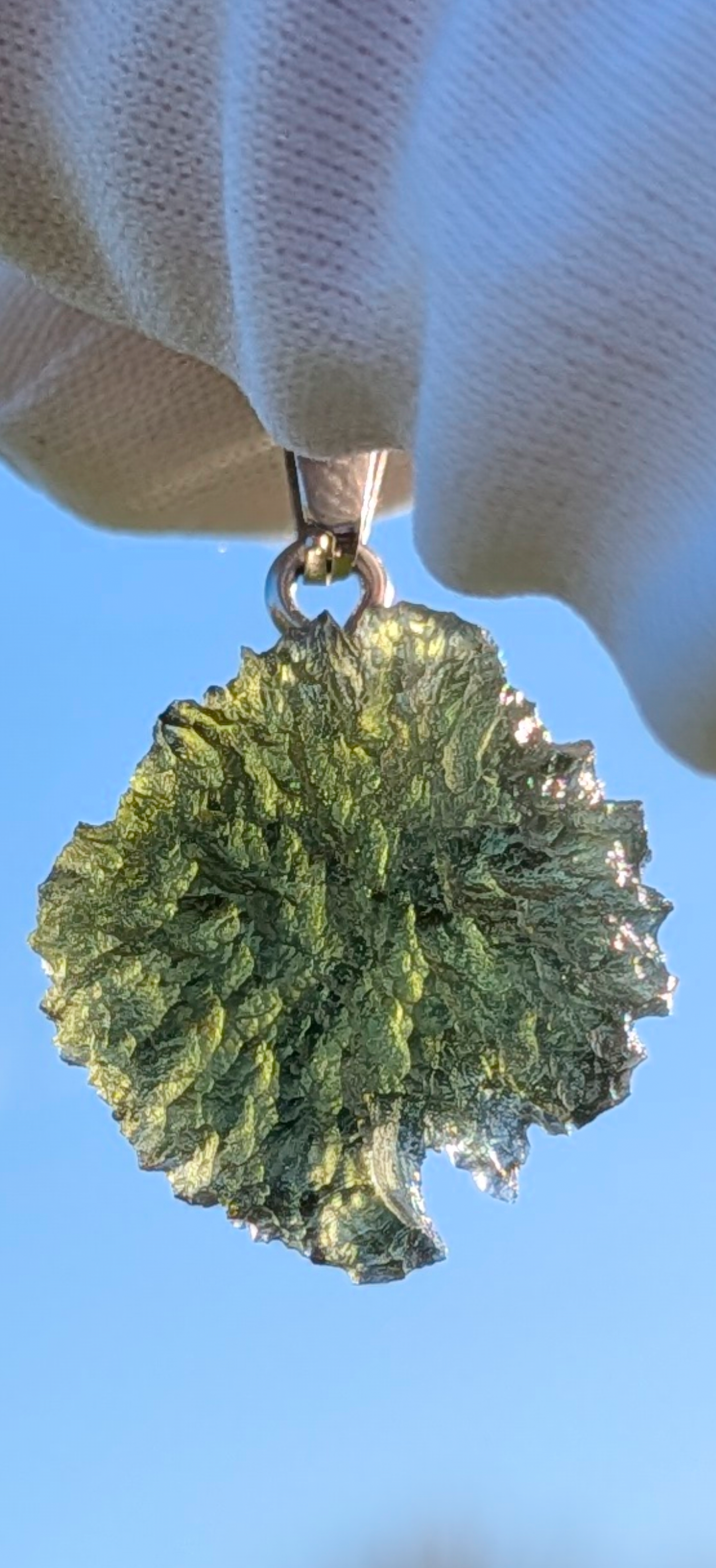 Moldavite Hand-Made Pendant #23 - 2.71g