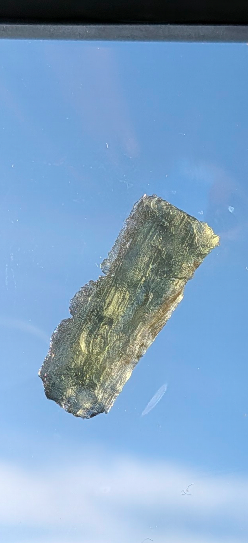 Small Moldavite From Chrastany #10 - 0.99g