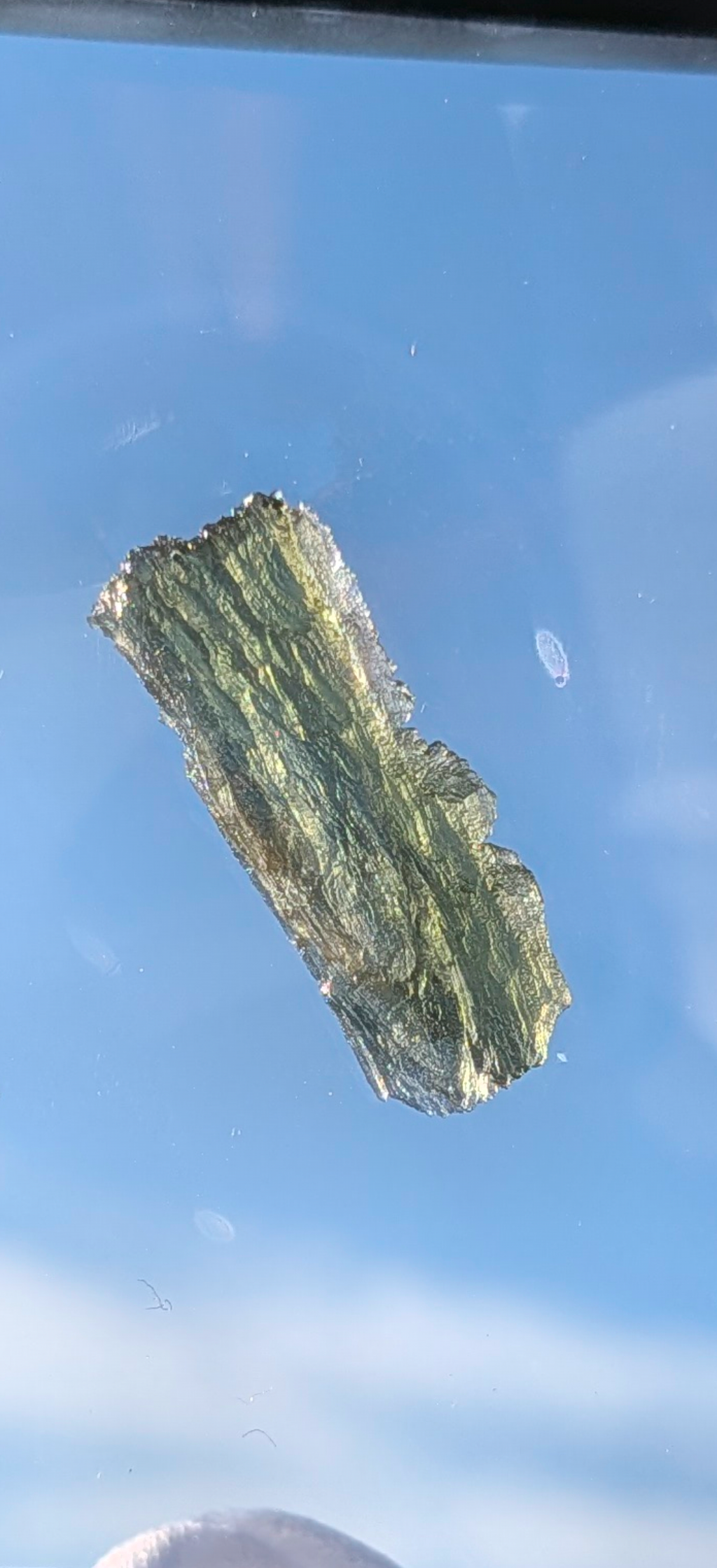 Small Moldavite From Chrastany #10 - 0.99g