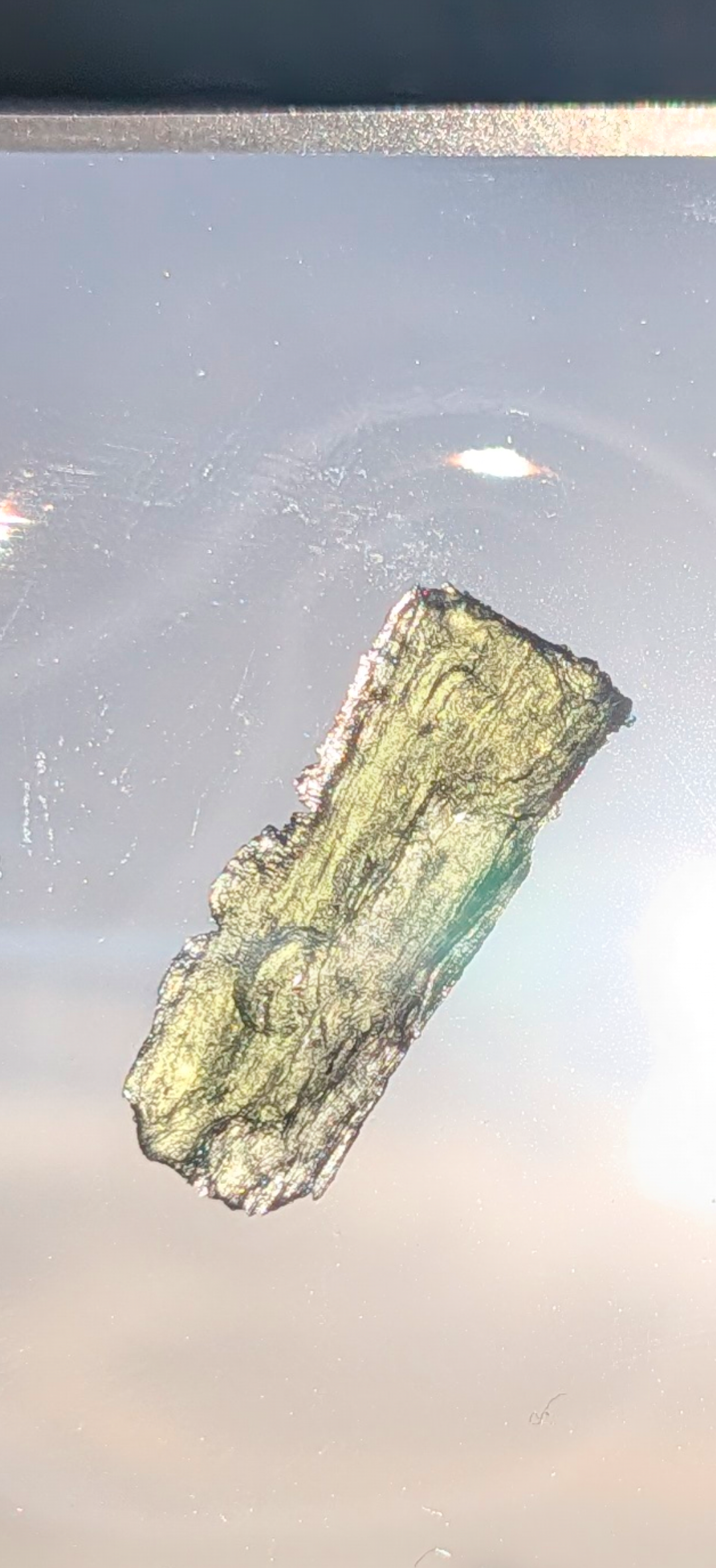 Small Moldavite From Chrastany #10 - 0.99g
