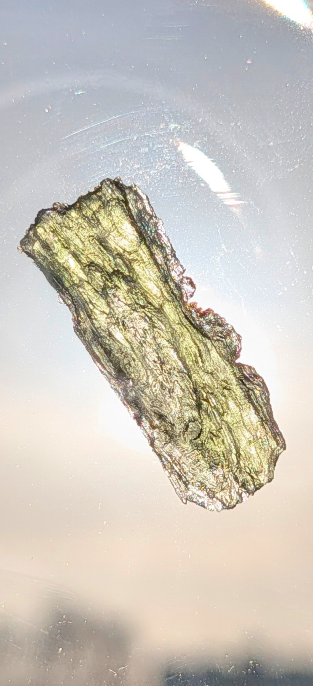 Small Moldavite From Chrastany #10 - 0.99g