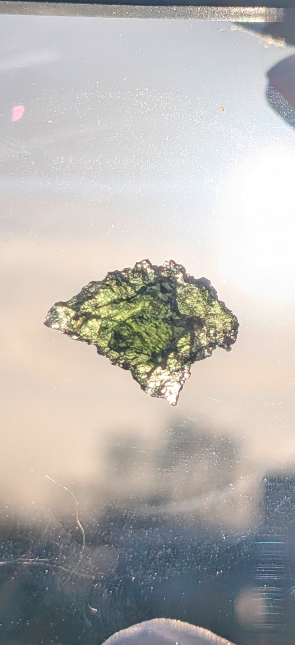 Small Moldavite From Chrastany #11 - 0.80g