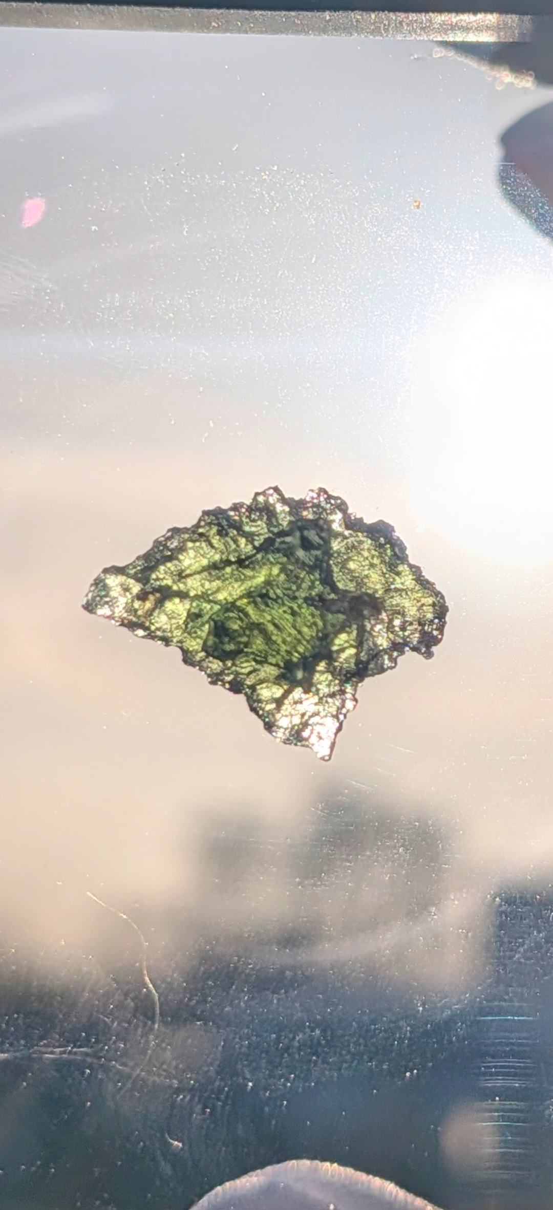 Small Moldavite From Chrastany #11 - 0.80g