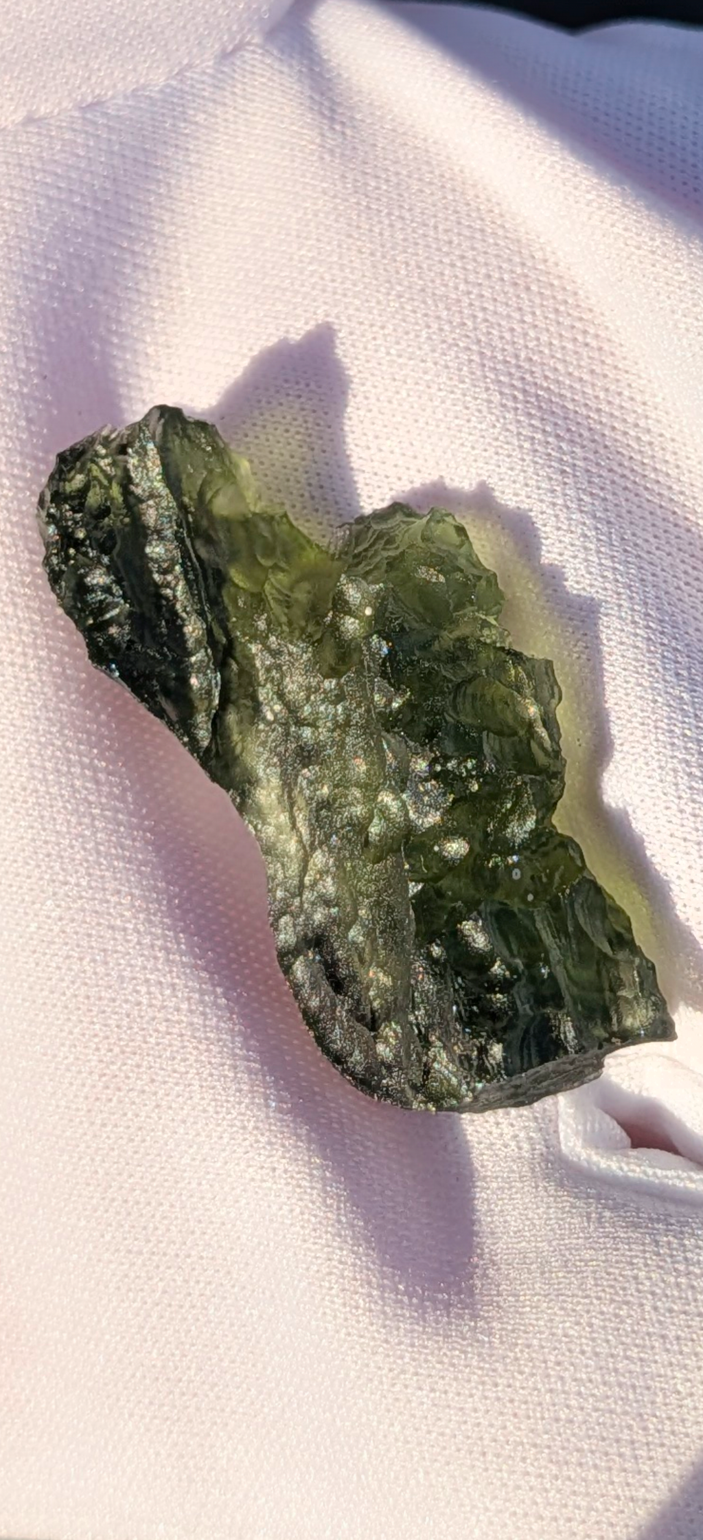 A+++ Grade Moldavite From Besednice - Stoh #25 - 6.03g