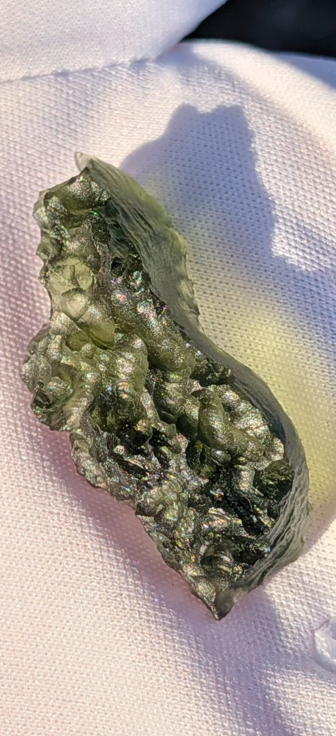 A+++ Grade Moldavite From Besednice - Stoh #25 - 6.03g