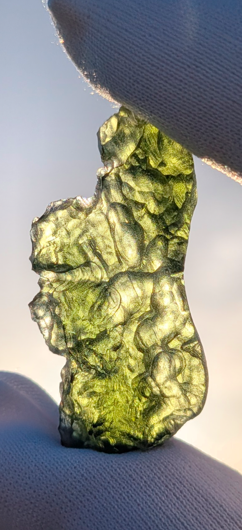 A+++ Grade Moldavite From Besednice - Stoh #25 - 6.03g
