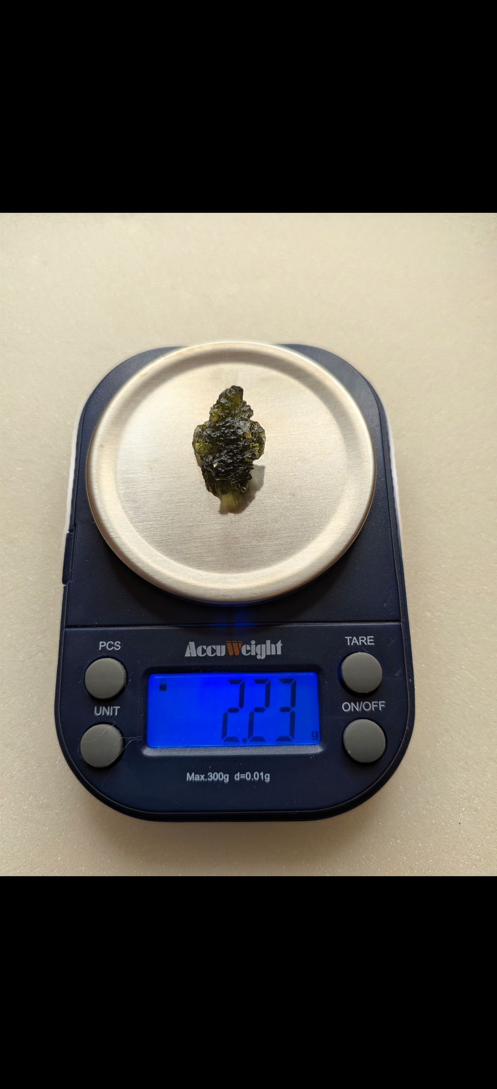 Small Moldavite From Chrastany #1 - 2.23g