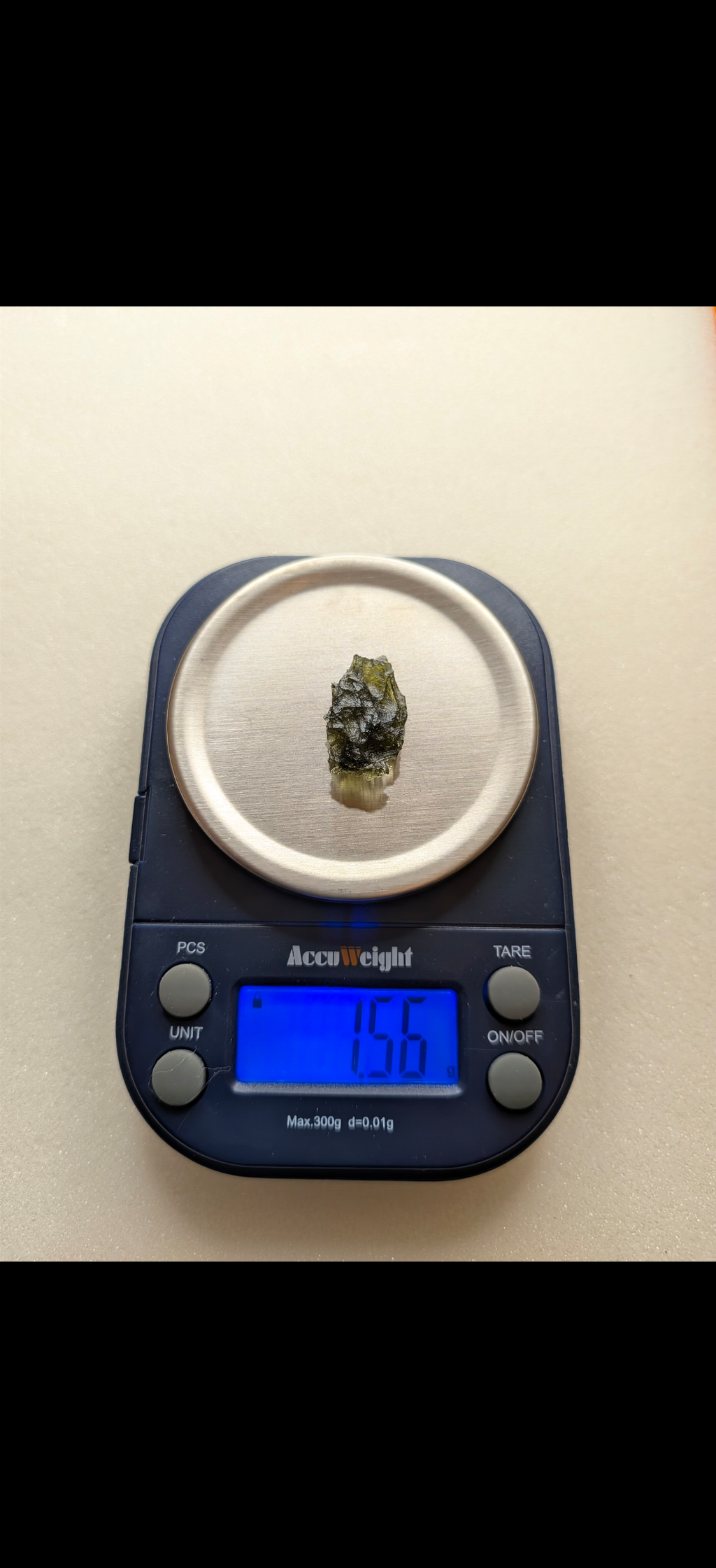 Small Moldavite From Chrastany #3 - 1.56g
