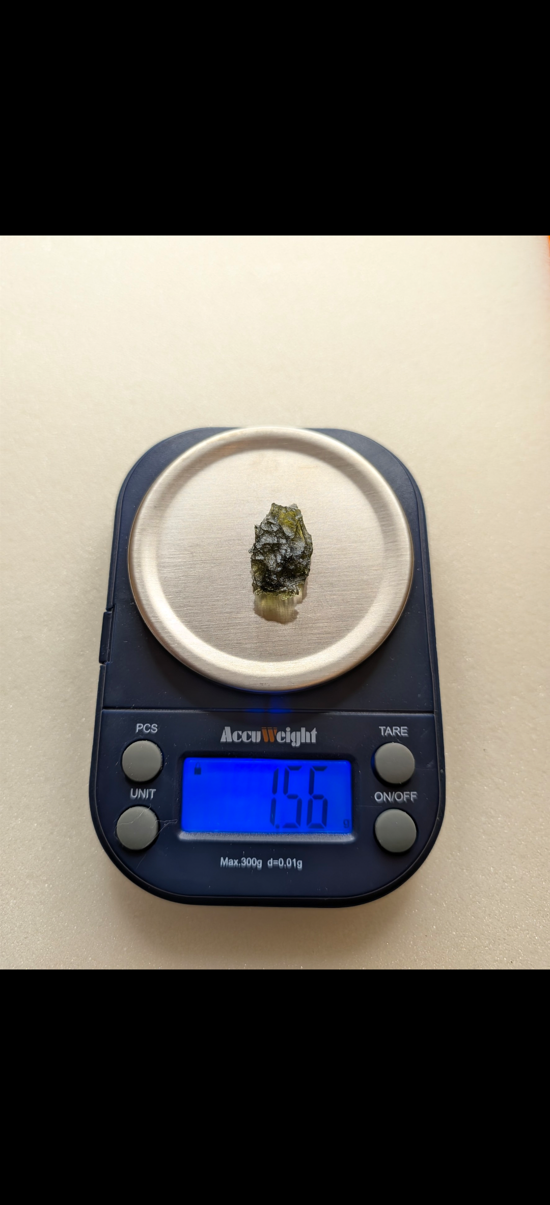 Small Moldavite From Chrastany #3 - 1.56g
