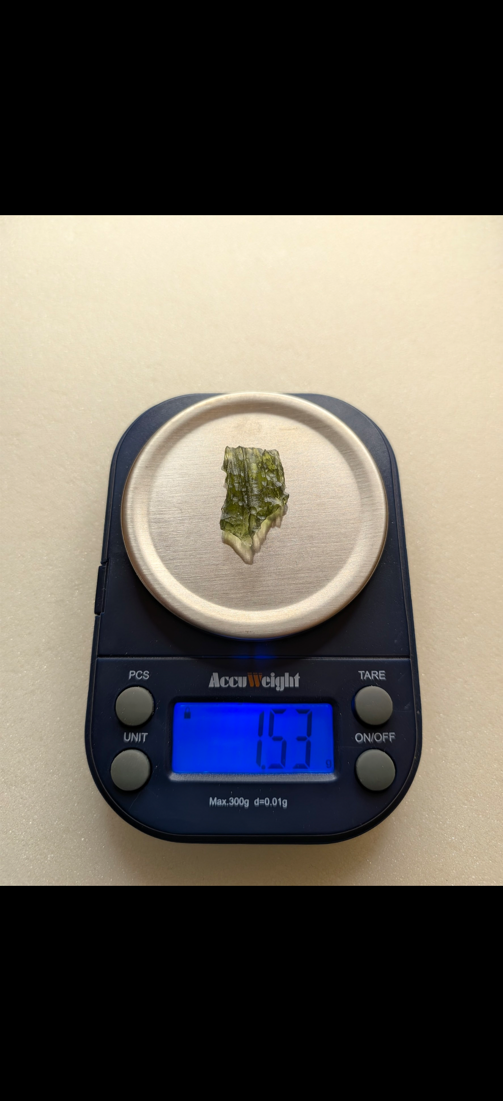 Small Moldavite From Chrastany #5 - 1.53g