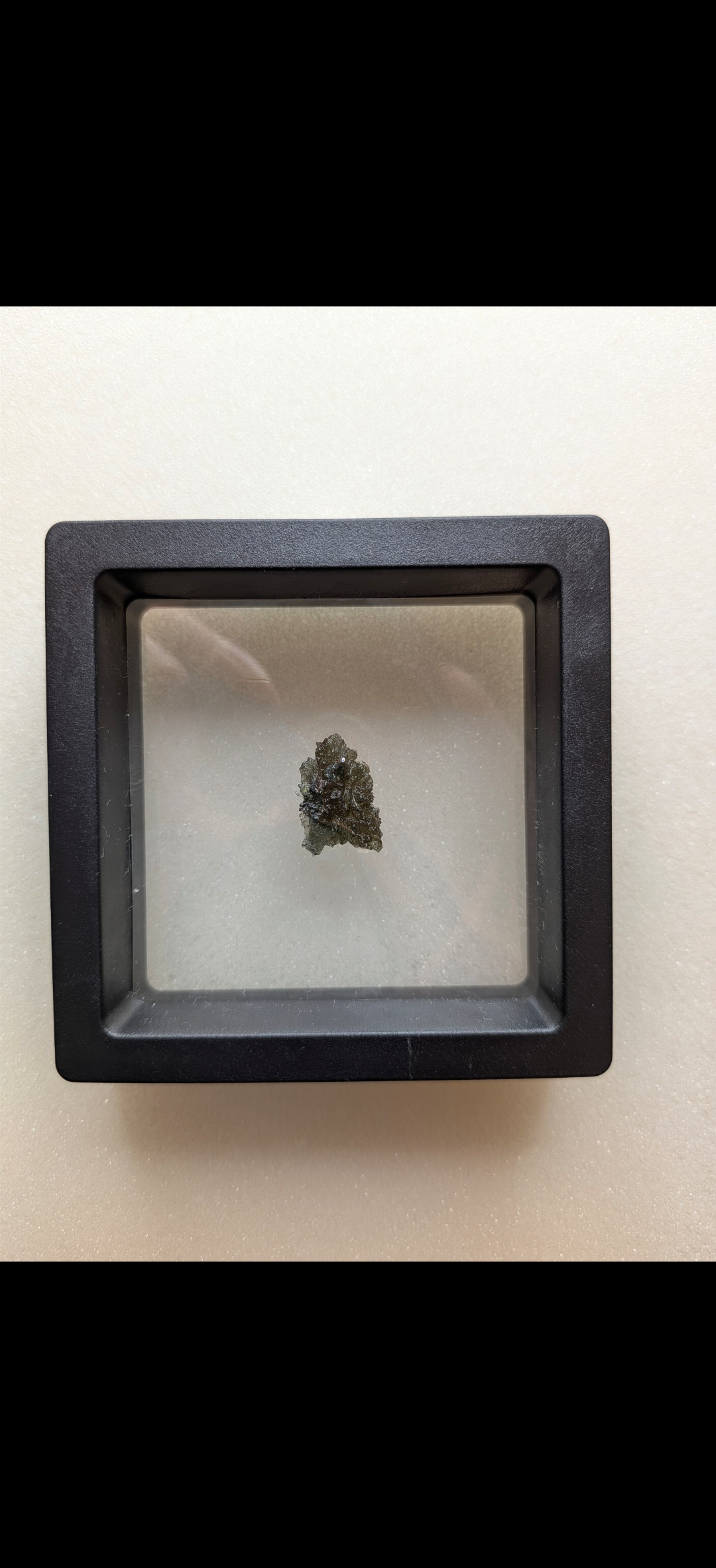 Small Moldavite From Chrastany #12 - 1.08g