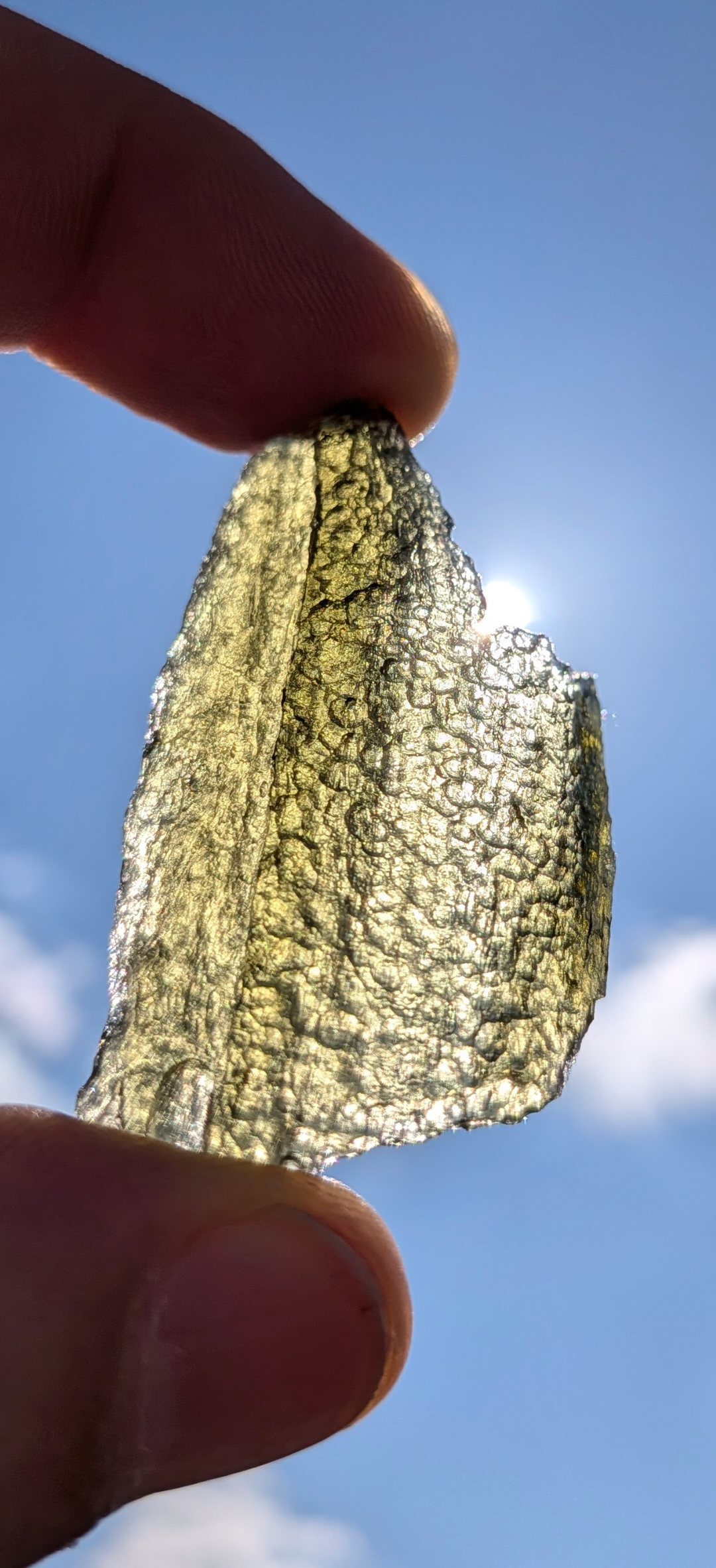 A+++ Grade Moldavite From Nesmen Forest #2 - 9.84g