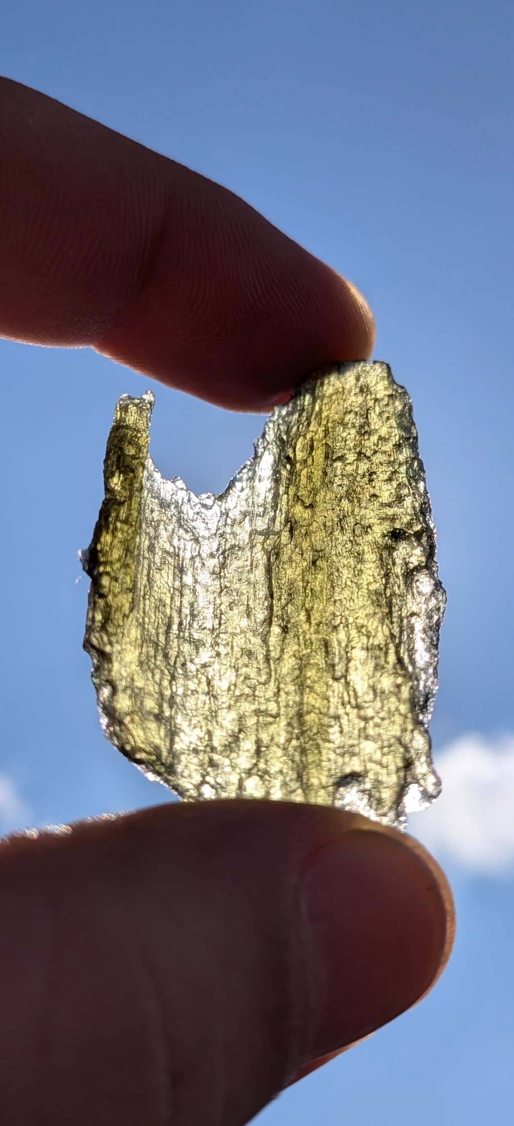 A+++ Grade Moldavite From Nesmen Forest #2 - 9.84g