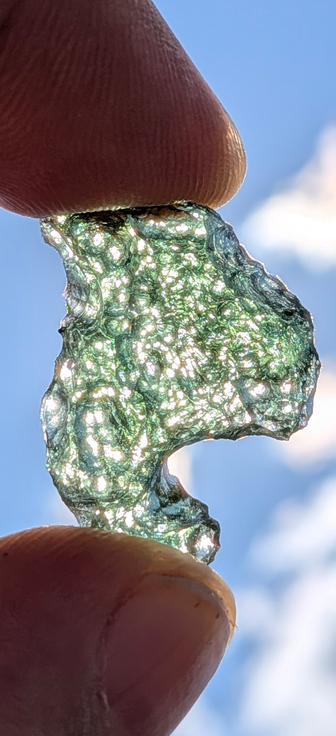A+++ Grade Super-Translucent And Shiny Moldavite From Maly Chlum - Kraj #7 - 3.10g