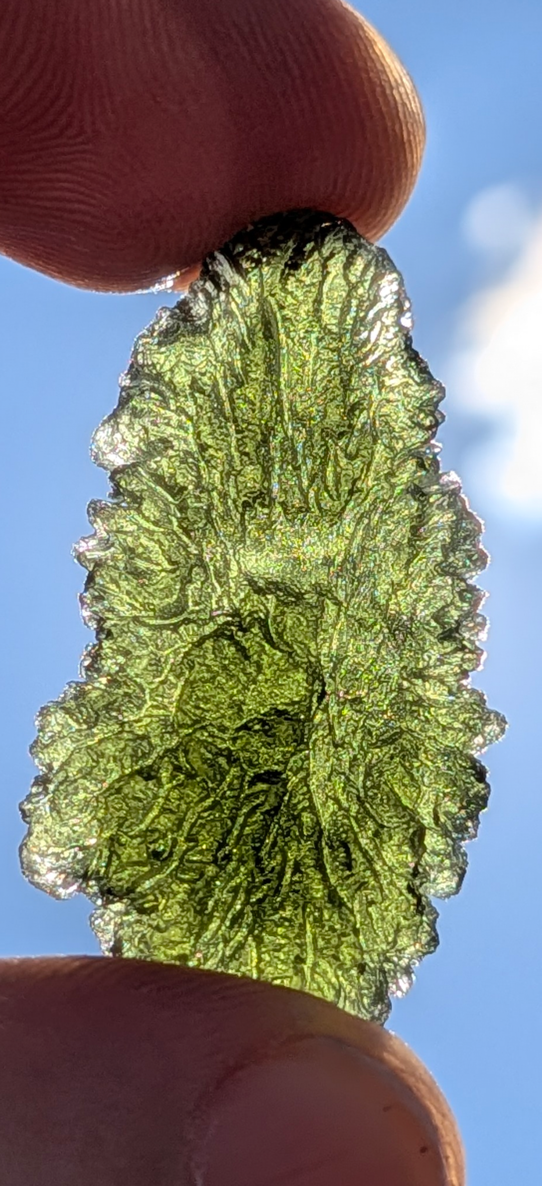 A+++ Grade Moldavite From Nesmen Forest #14 - 6.90g