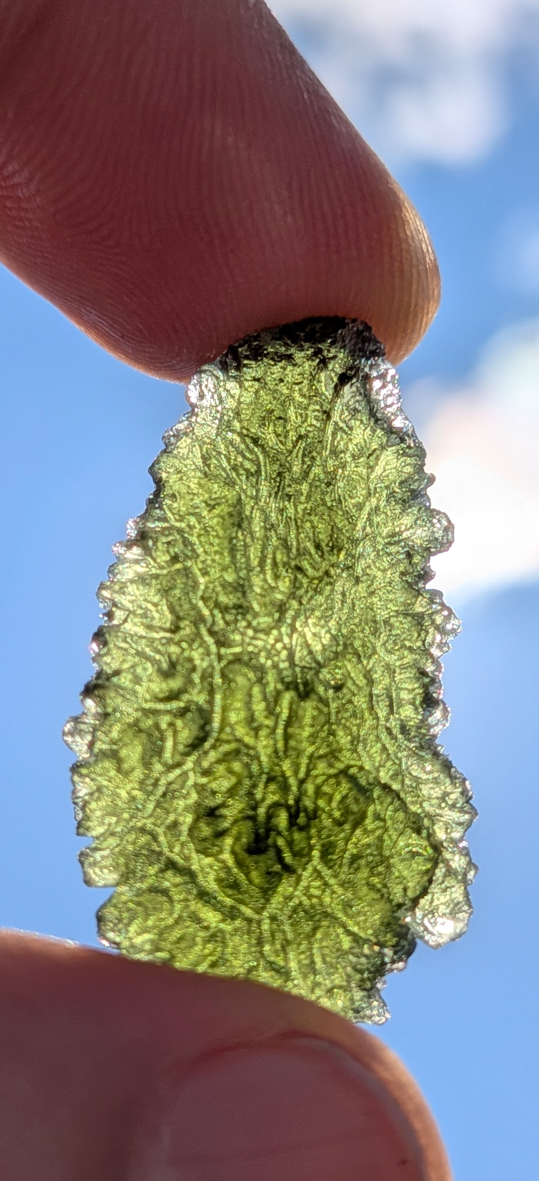 A+++ Grade Moldavite From Nesmen Forest #14 - 6.90g