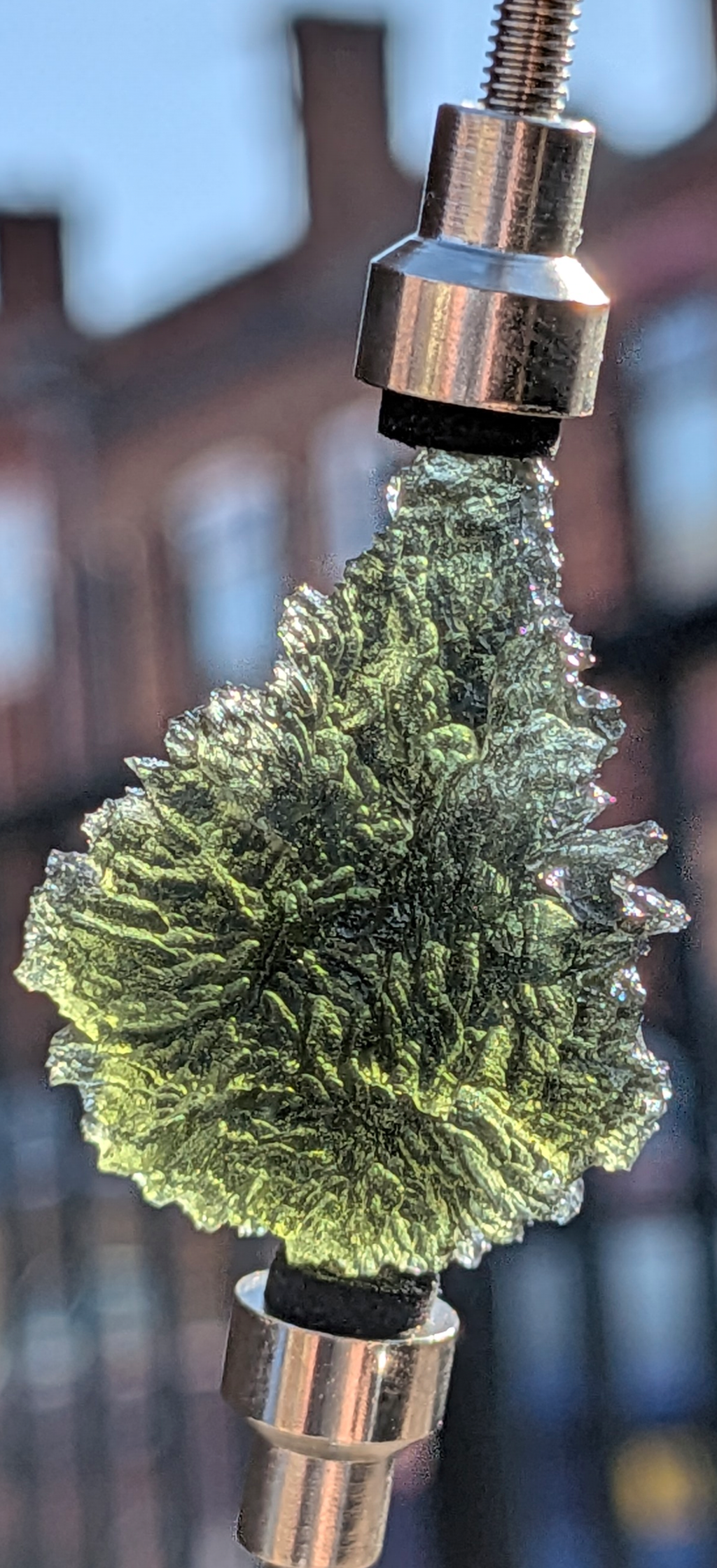 A+++ Grade Hedgehog Drop Shaped Moldavite From Nesmen Forest #3 - 5.15g