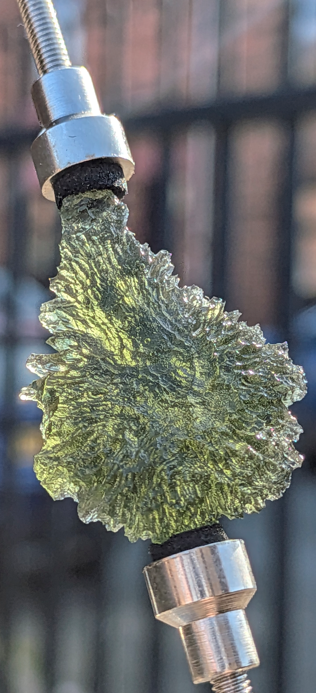 A+++ Grade Hedgehog Drop Shaped Moldavite From Nesmen Forest #3 - 5.15g