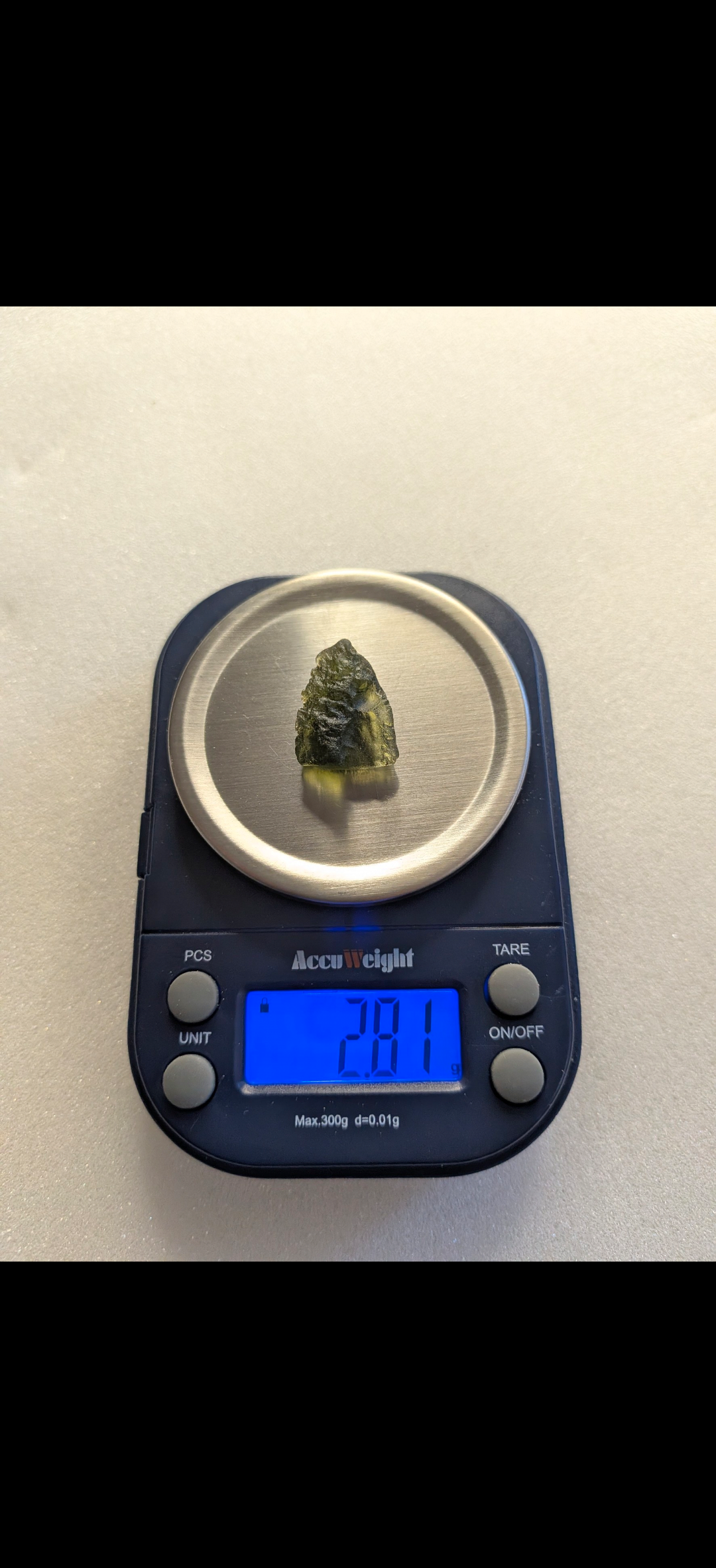 Small Moldavite From Bohemian Fields #16 - 2.81g