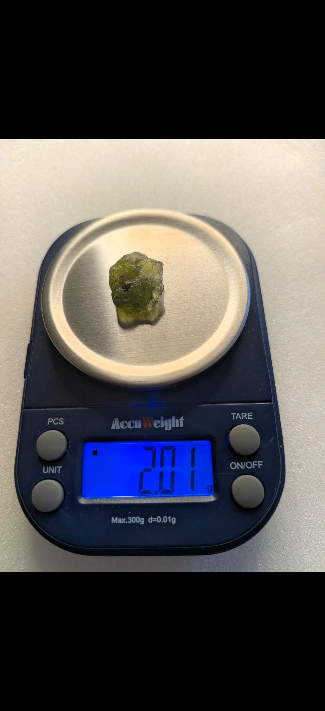 Small Moldavite From Bohemian Fields #18 - 2.01g