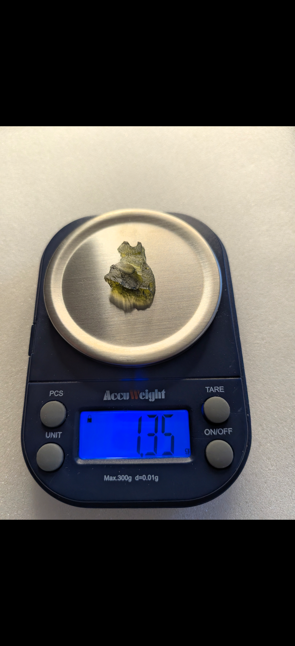 Small Moldavite From Chrášťany #19 - 1.35g