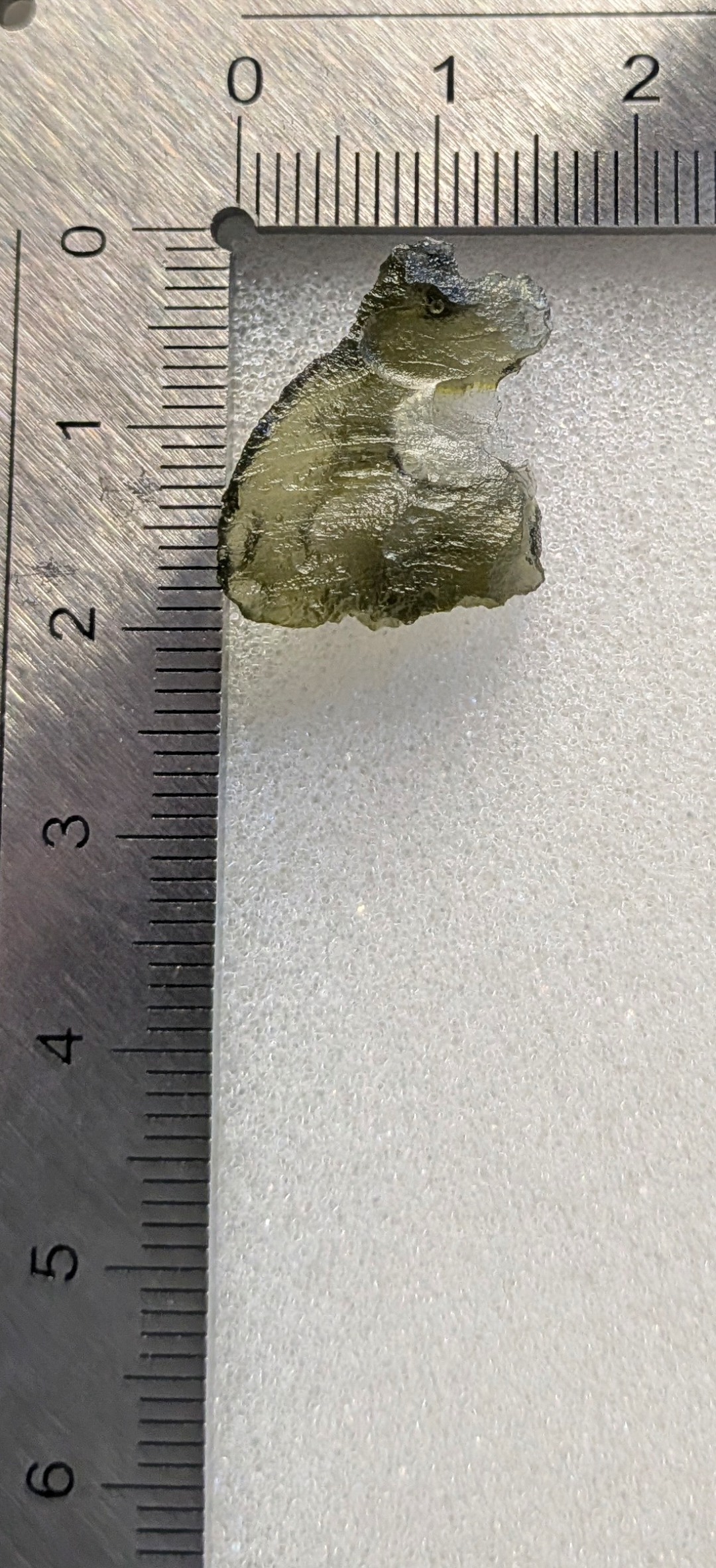 Small Moldavite From Chrášťany #19 - 1.35g