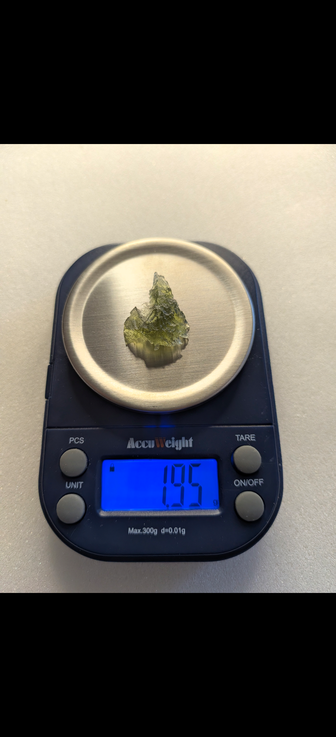Small Moldavite From Chrášťany #20 - 2.03g