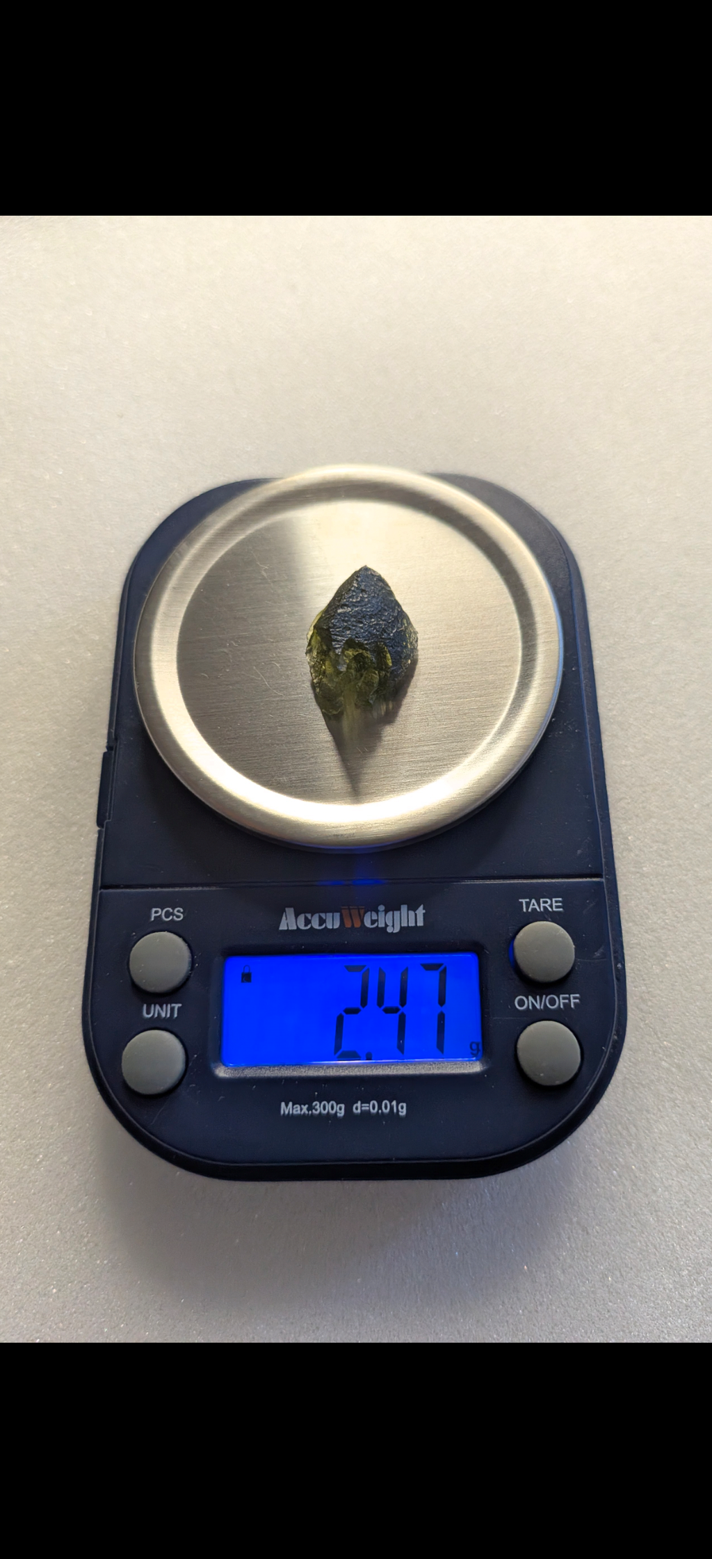 Small Moldavite From Chrášťany #21 - 2.47g