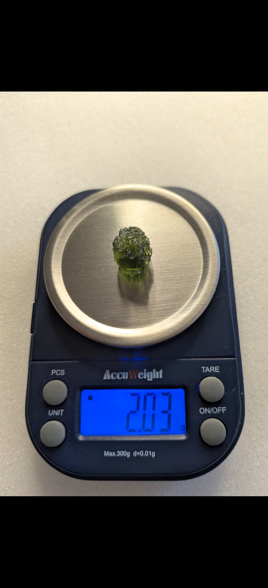 Small Moldavite From Chrášťany #22 - 2.03g