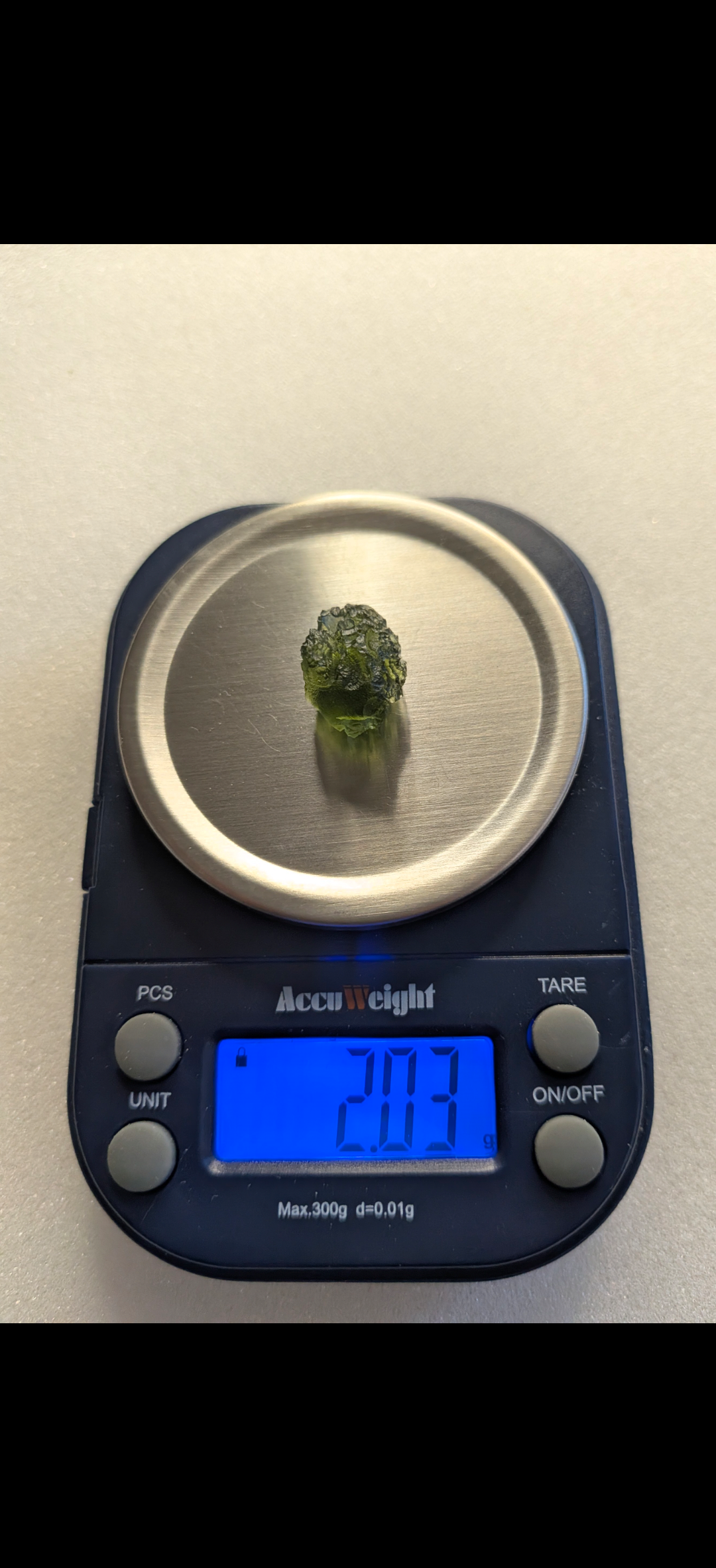 Small Moldavite From Chrášťany #22 - 2.03g