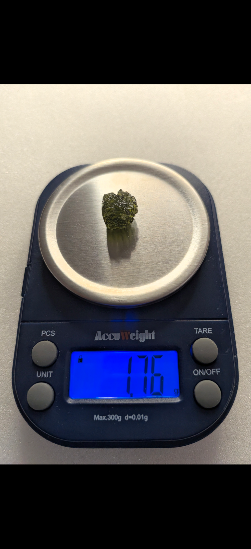 Small Moldavite From Chrášťany #23 - 1.76g