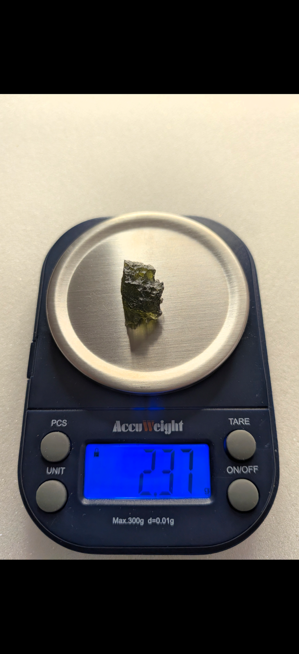Small Moldavite From Chrášťany #24 - 2.37g