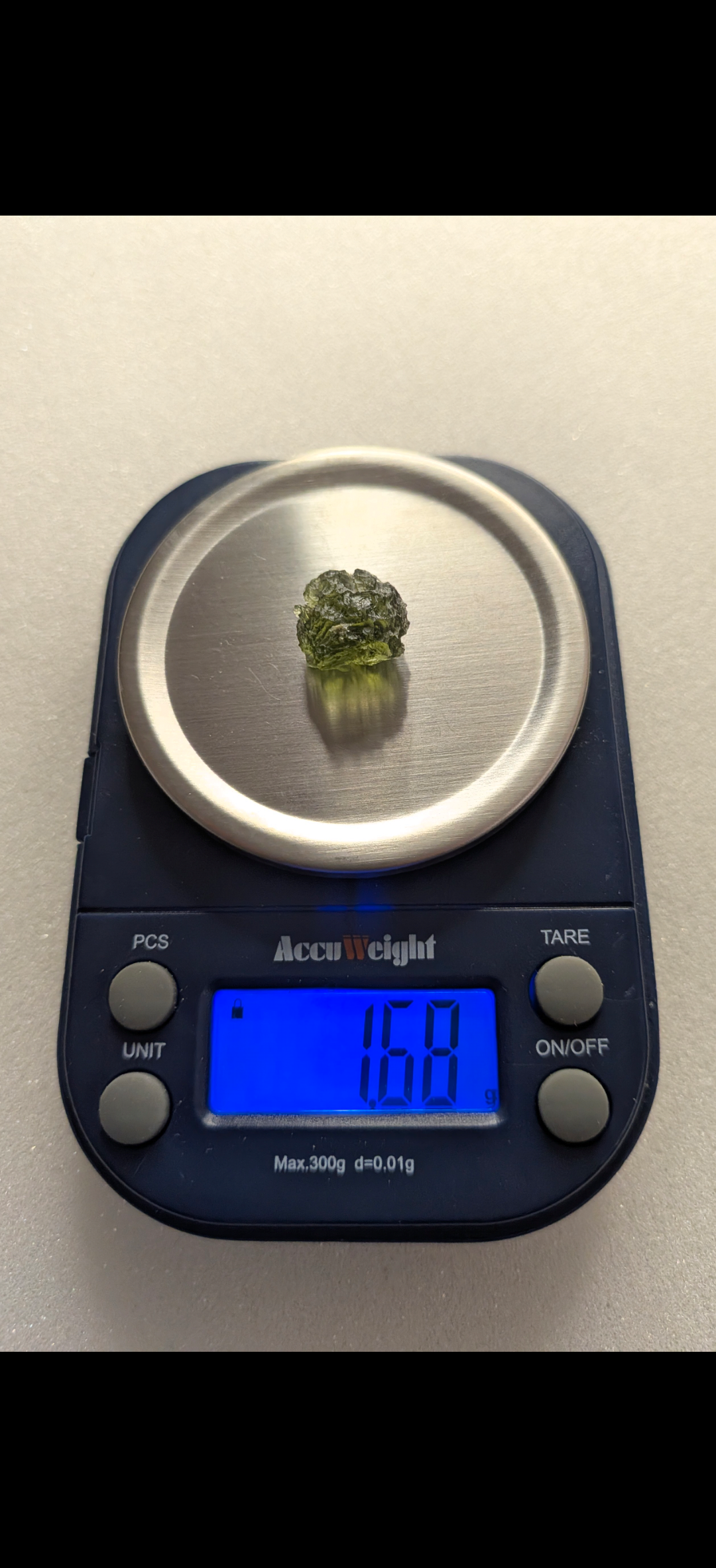 Small Moldavite From Chrášťany #25 - 1.68g