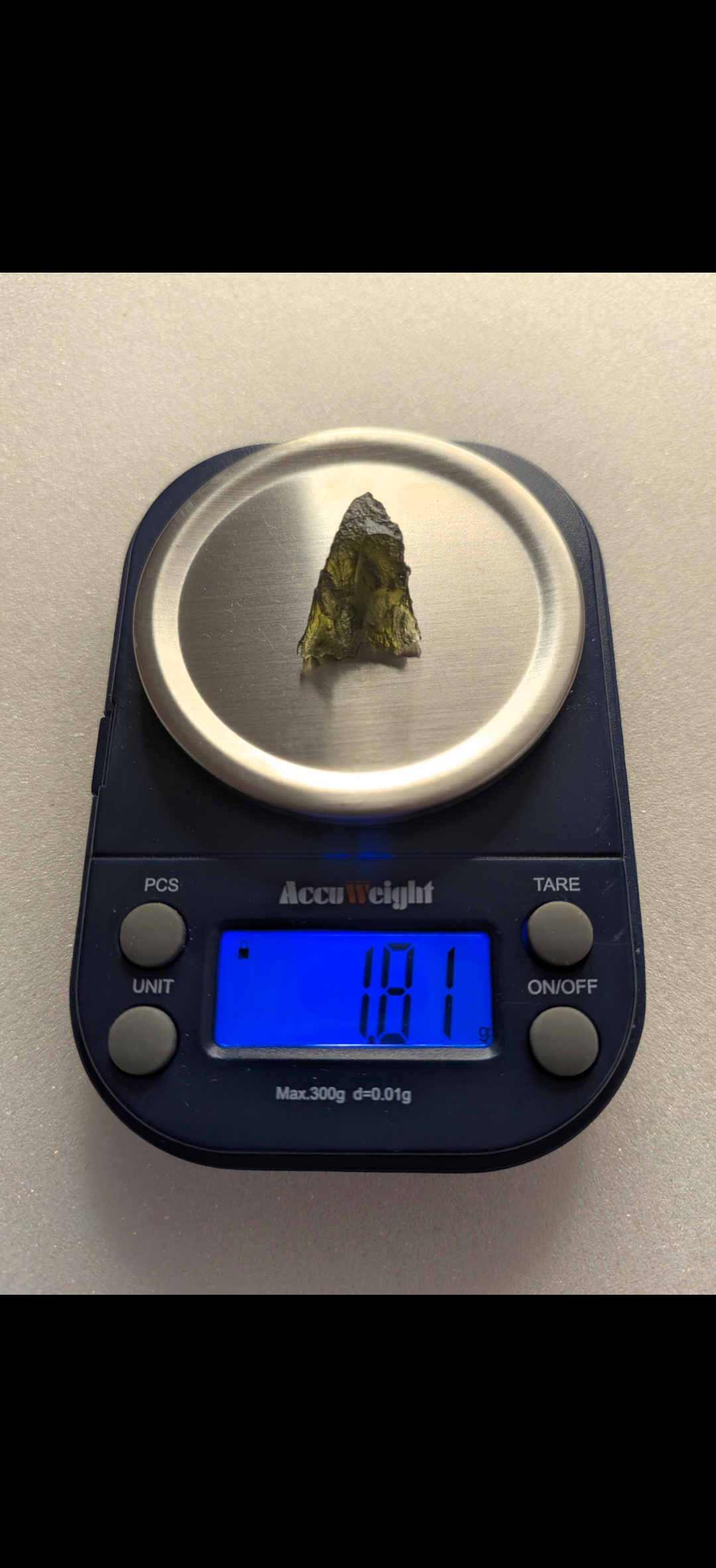 Small Moldavite From Chrášťany #27 - 1.81g